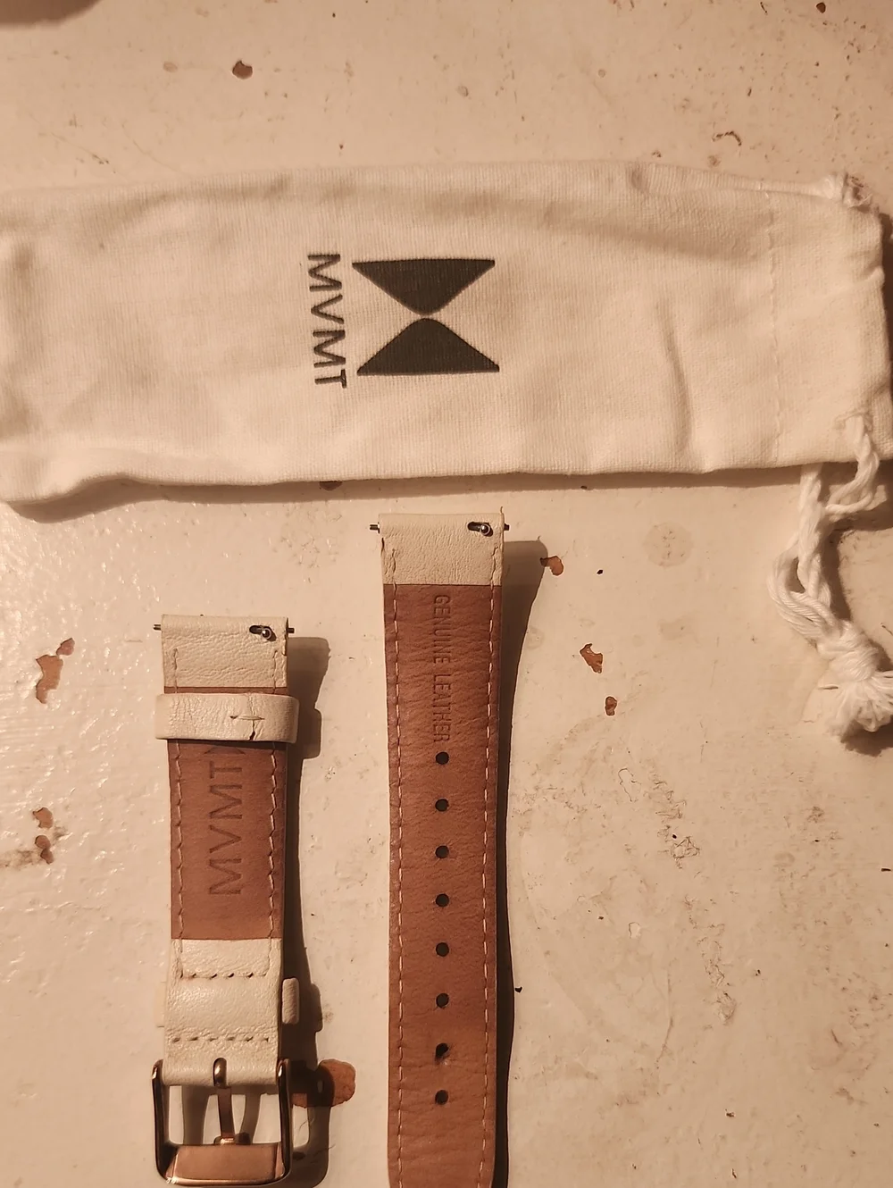 MVMT Rose Gold Mesh Watch with Mother-of-Pearl Dial